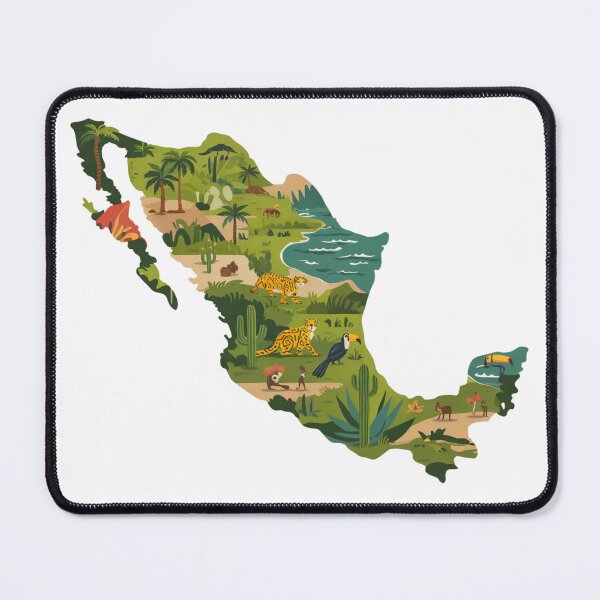 Item preview, Mexico Wildlife Map  designed and sold by MKDSN.