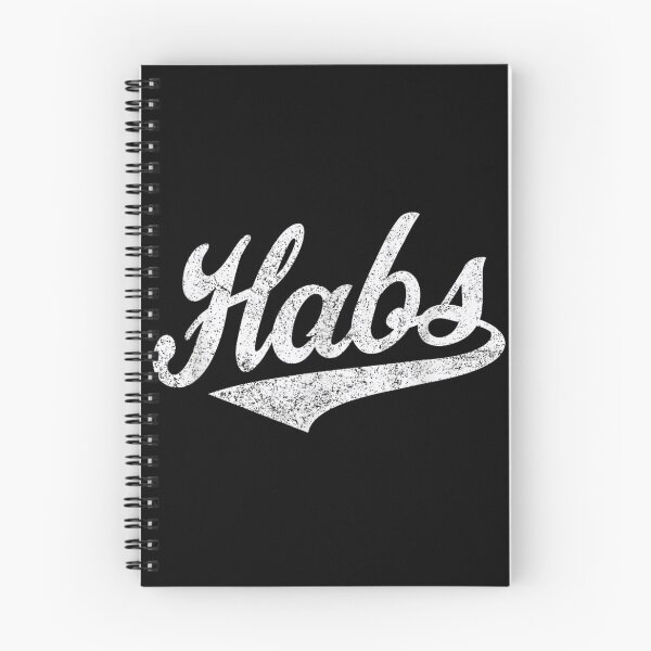 Item preview, Retro Vintage Habs Distressed Typography Script Font Ice Hockey Fan designed and sold by GalenoHenley.