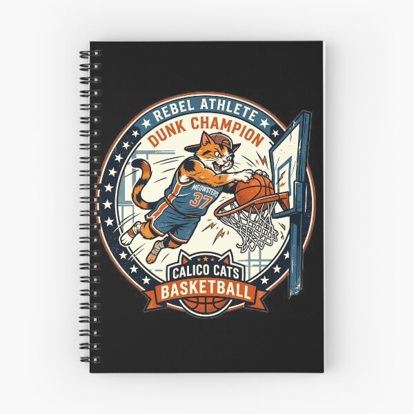 Item preview, Retro Calico Cat Basketball Dunk Champion designed and sold by Oommen Studio .