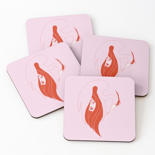 Item preview, The Girl and the Heron (red edition) designed and sold by Juliette Lancien.