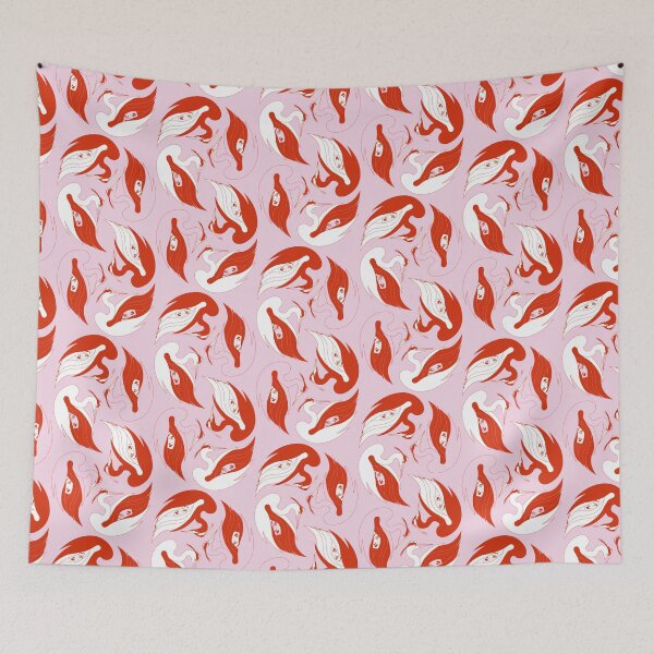 Item preview, The Girl and the Heron (red edition) designed and sold by Juliette Lancien.