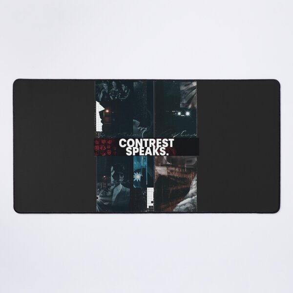 Item preview, Contrest Speaks Dark Grunge Collage Aesthetic Cinematic Noir Art designed and sold by ConfuseLab Alt.