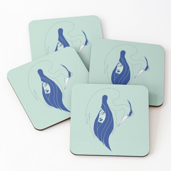Item preview, The Girl and the Heron (blue edition) designed and sold by Juliette Lancien.