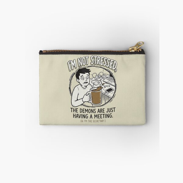 Item preview, I'm Not Stressed, The Demons Are Having A Meeting Meme designed and sold by GrabaHuk.