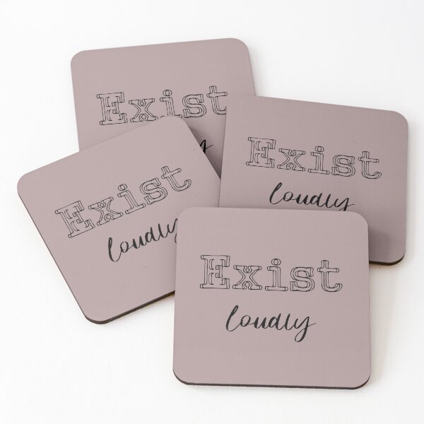 Item preview, Exist Loudly designed and sold by QukiDesign.