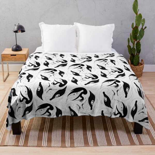 Item preview, The Girl and the Heron (black and white edition) designed and sold by Juliette Lancien.