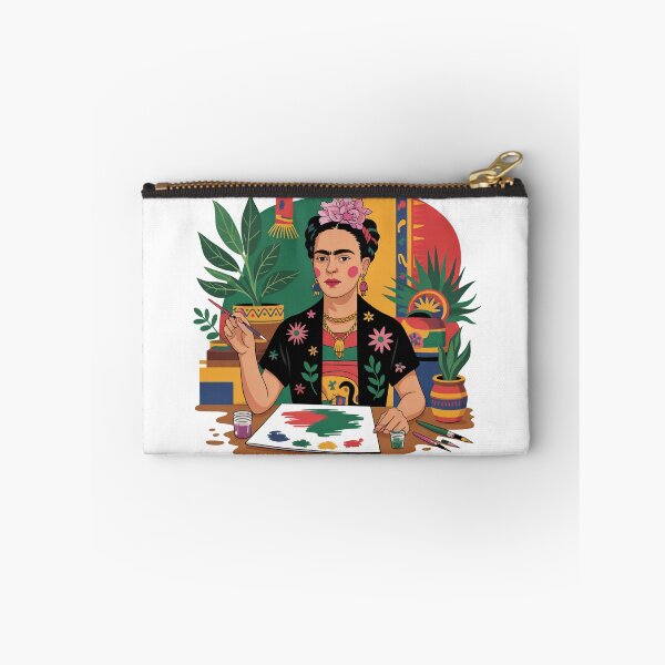 Item preview, Frida Kahlo Inspired Artist Portrait designed and sold by MKDSN.