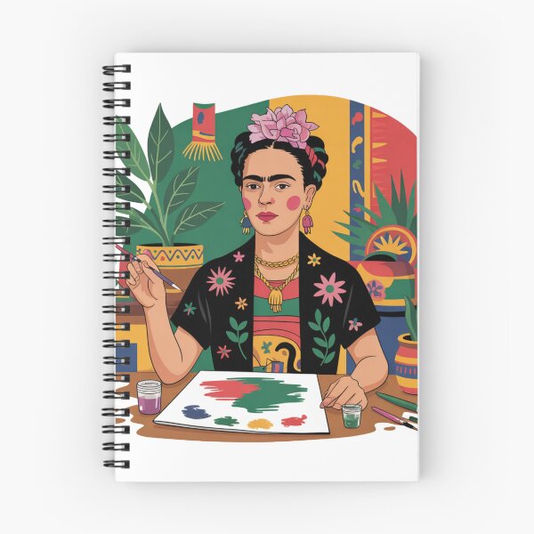 Item preview, Frida Kahlo Inspired Artist Portrait designed and sold by MKDSN.