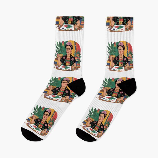 Item preview, Frida Kahlo Inspired Artist Portrait designed and sold by MKDSN.