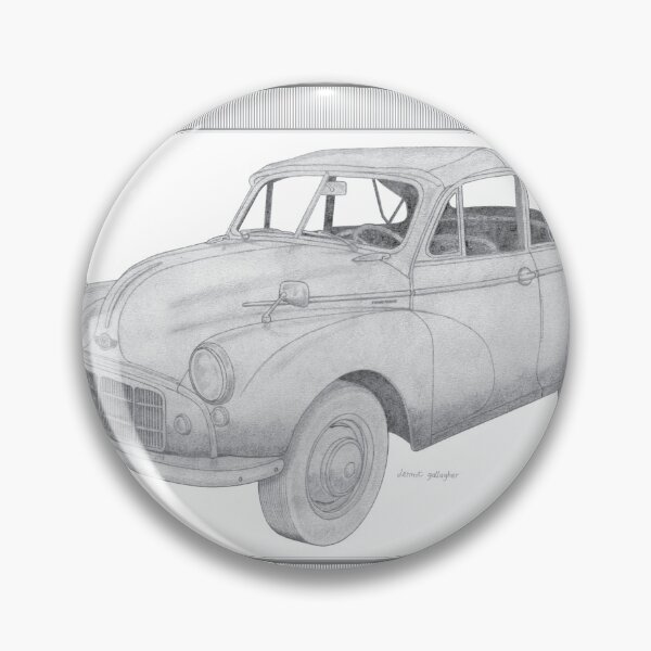 Item preview, Morris Minor Series 2 Convertible Hand-drawn designed and sold by Classic Car Art Drawings.