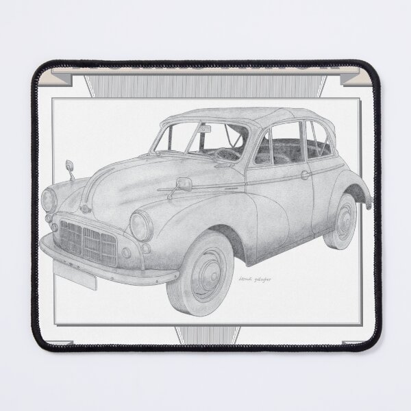 Item preview, Morris Minor Series 2 Convertible Hand-drawn designed and sold by Classic Car Art Drawings.