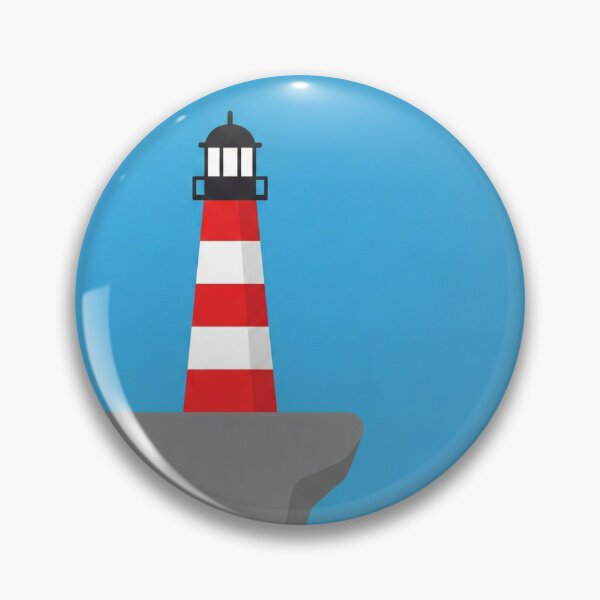 Item preview, Minimalist Coastal Lighthouse Cliff Graphic designed and sold by Opal Aura .