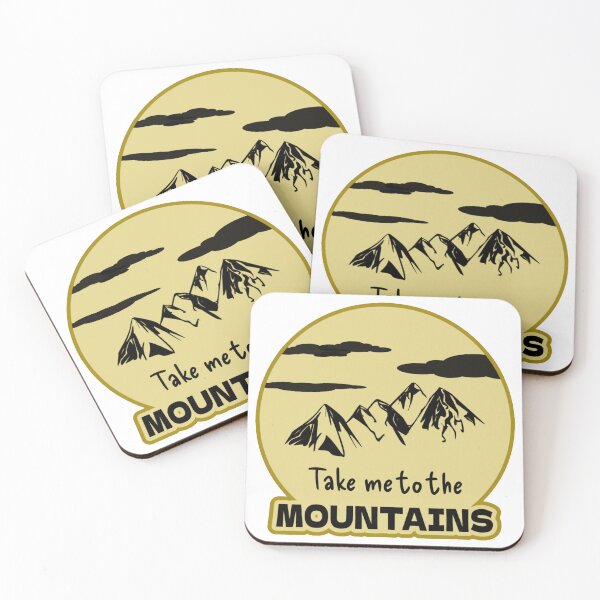 Item preview, Take Me to the Mountains Adventure Nature Design designed and sold by PixelParinda.