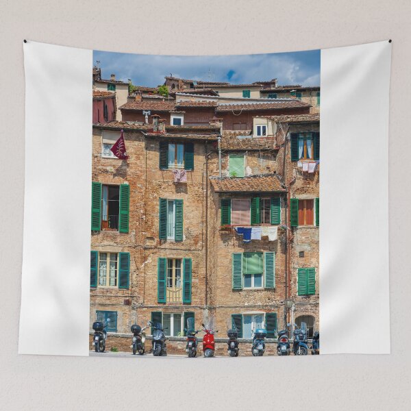 Item preview, Siena Italian Building Facade designed and sold by Gerard Fornarotto.