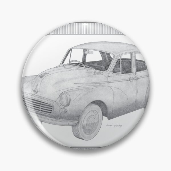 Item preview, Morris Minor 1000 4 Door Saloon Hand-drawn designed and sold by Classic Car Art Drawings.