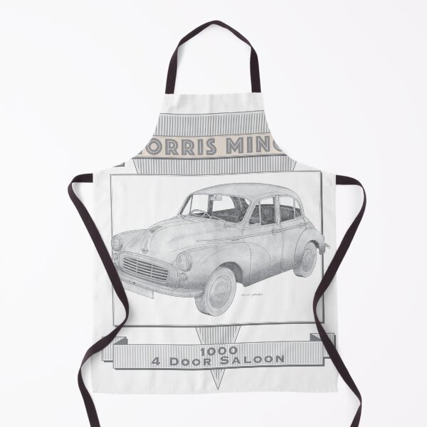 Item preview, Morris Minor 1000 4 Door Saloon Hand-drawn designed and sold by Classic Car Art Drawings.