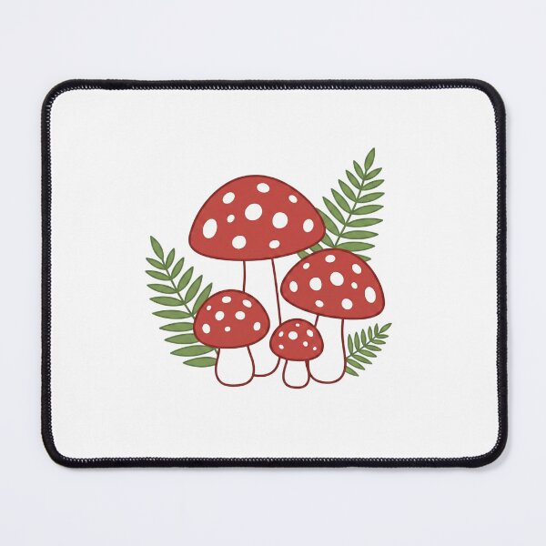 Item preview, Cottagecore Red Fly Agaric Mushroom and Ferns designed and sold by Opal Aura .