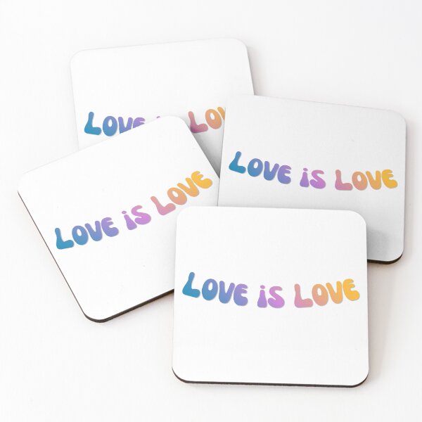 Artikelvorschau, Retro Love Is Love Pride entworfen und verkauft von Snowy Studio Designs.