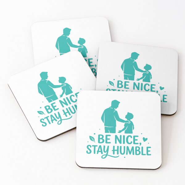 Item preview, Be Nice Stay Humble → Minimalist Positive Affirmation designed and sold by YOU SHOP NOW.