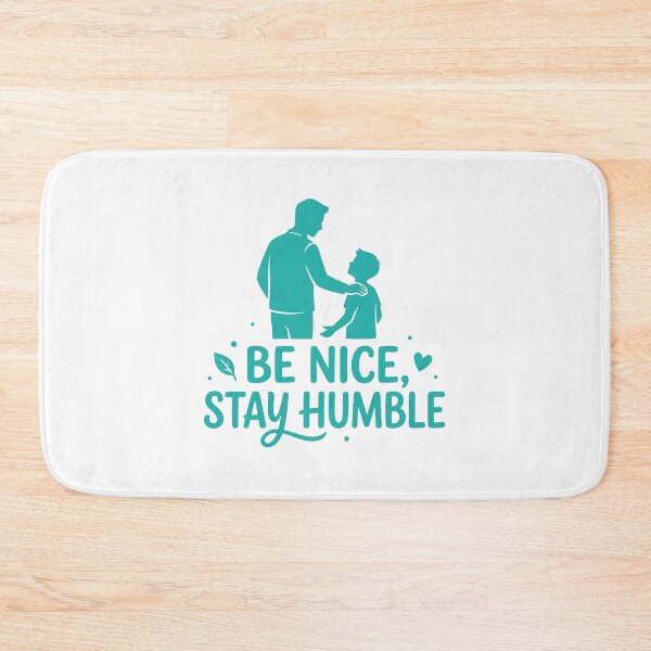 Item preview, Be Nice Stay Humble → Minimalist Positive Affirmation designed and sold by YOU SHOP NOW.