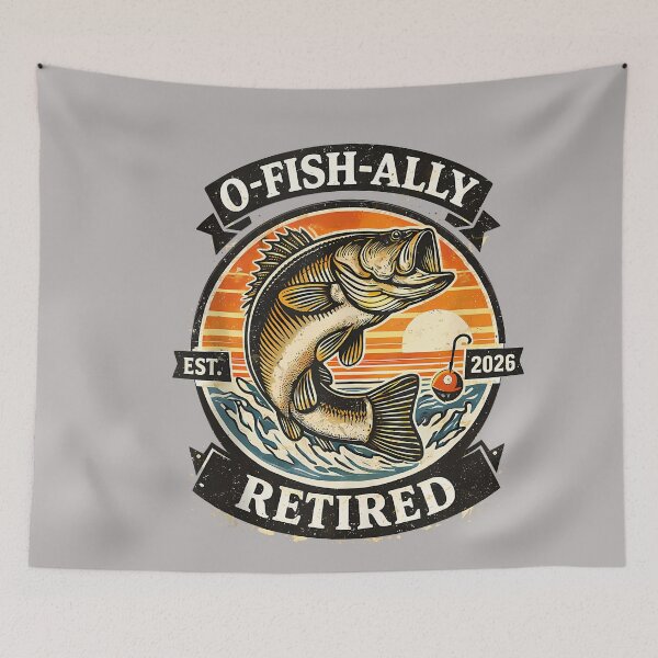 Item preview, Retired Retirement Fishing O-Fish-Ally Retired Est. 2026 Tank Top designed and sold by GreggRoss.