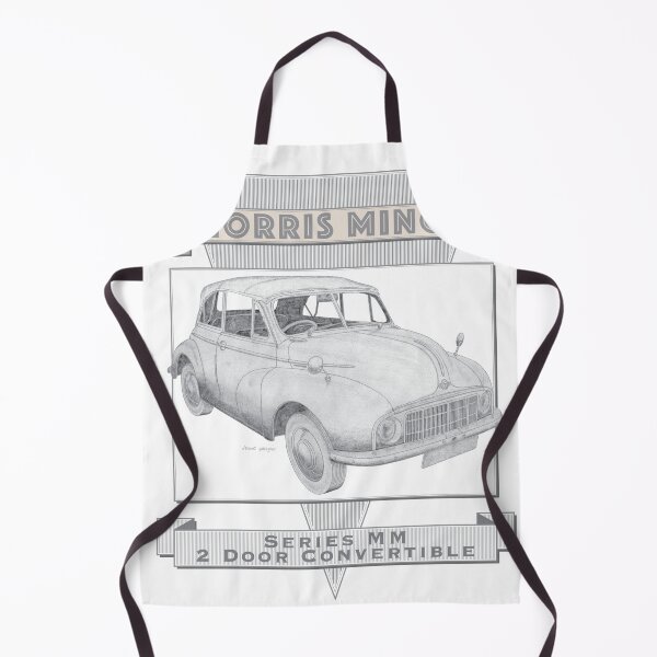 Item preview, Morris Minor Series MM Convertible Hand-drawn designed and sold by Classic Car Art Drawings.