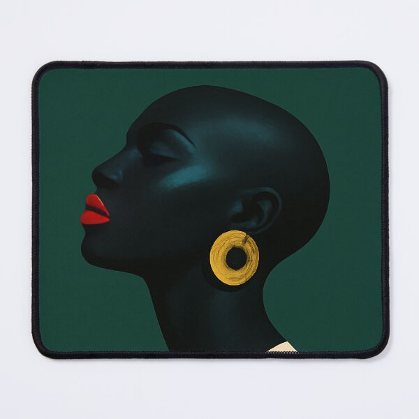Item preview, Elegant Black Woman Portrait Art designed and sold by vogelnerves.
