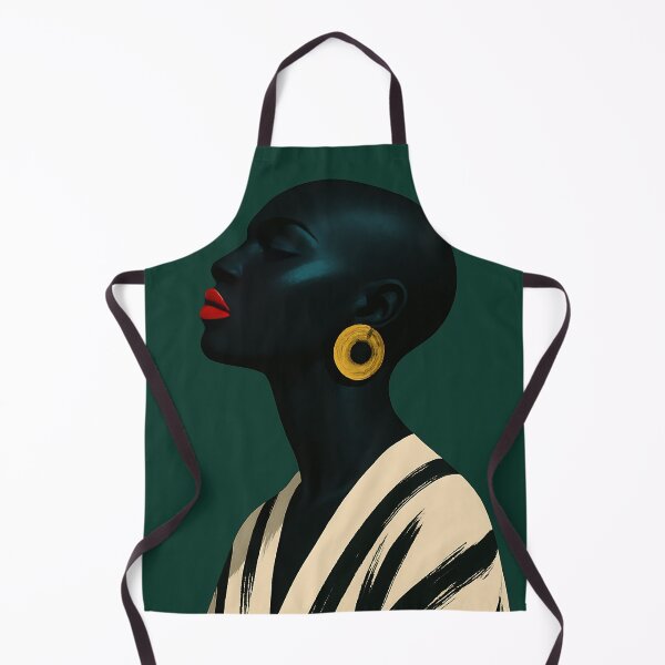 Item preview, Elegant Black Woman Portrait Art designed and sold by vogelnerves.