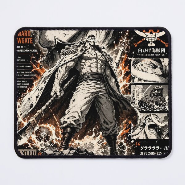 Item preview, Whitebeard One Piece Poster – Edward Newgate Anime, Strongest Man in the World Manga, Whitebeard Pirates  designed and sold by Dyan4.