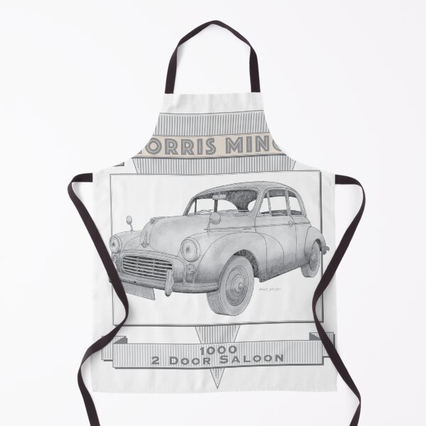 Item preview, Morris Minor 1000 2 Door Saloon Hand-drawn designed and sold by Classic Car Art Drawings.