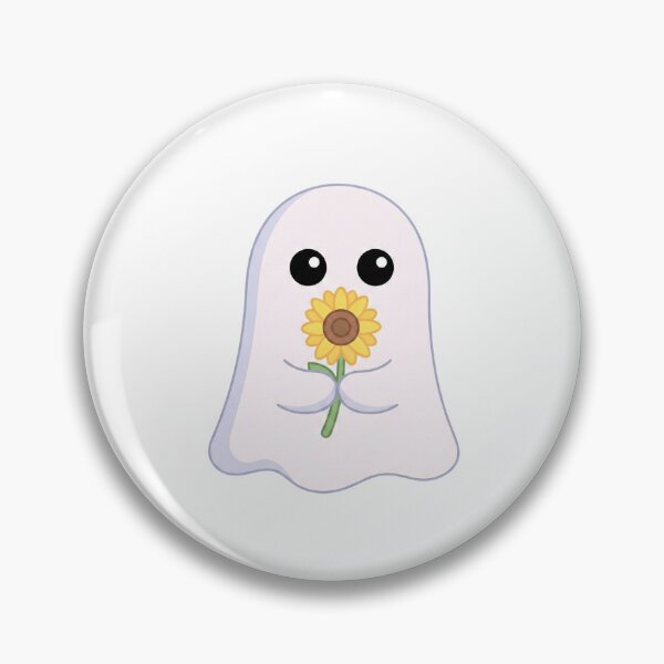 Item preview, Cute Spooky Ghost Holding a Sunflower designed and sold by Opal Aura .