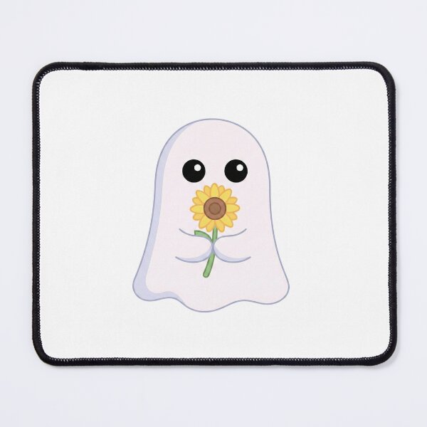 Item preview, Cute Spooky Ghost Holding a Sunflower designed and sold by Opal Aura .
