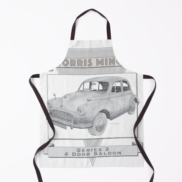 Item preview, Morris Minor Series 2 4 Door Saloon Hand-drawn designed and sold by Classic Car Art Drawings.