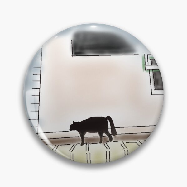 Item preview, Black Cat on the Roof designed and sold by Ployphaiphai .