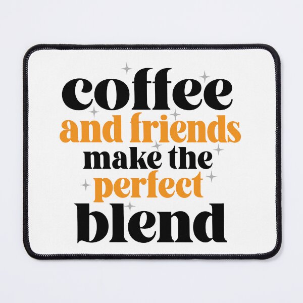 Item preview, Retro Coffee and Friends Make the Perfect Blend Typography designed and sold by FlatInkStudio.