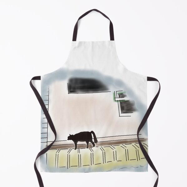 Item preview, Black Cat on the Roof designed and sold by Ployphaiphai .