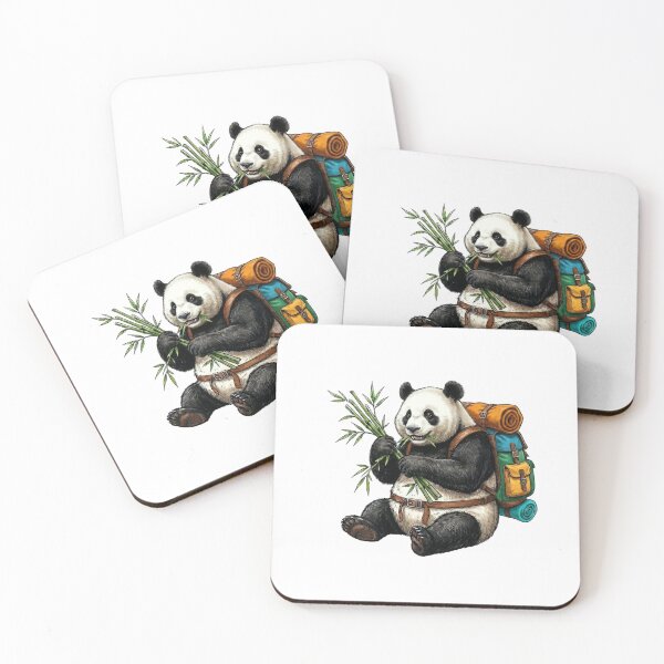 Item preview, The Adventure-Ready Panda designed and sold by orioleoutdoor.