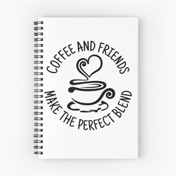 Item preview, Coffee and Friends Make the Perfect Blend Typography designed and sold by FlatInkStudio.