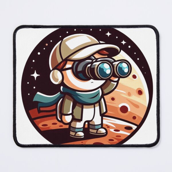 Item preview, Retro Future Astronaut Planet Observation designed and sold by Shape-Forge.