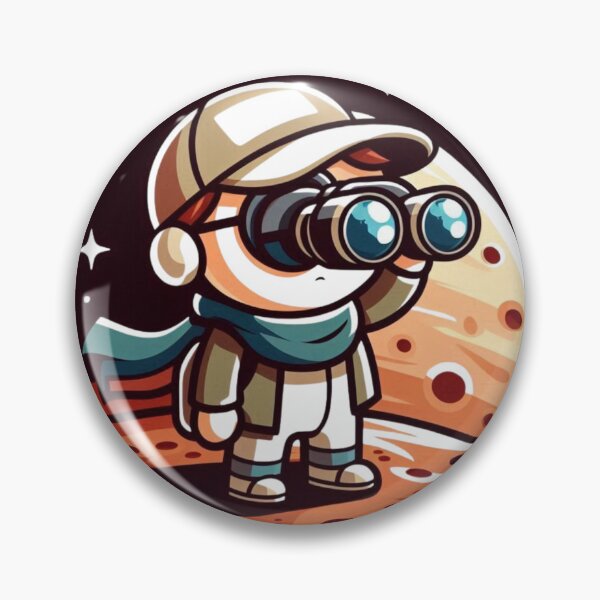 Item preview, ​Retro Future Astronaut Planet Observation designed and sold by Shape-Forge.