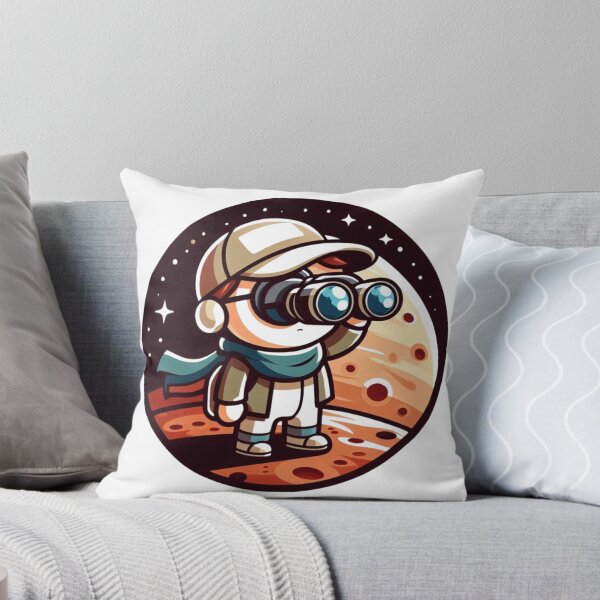 Item preview, ​Retro Future Astronaut Planet Observation designed and sold by Shape-Forge.