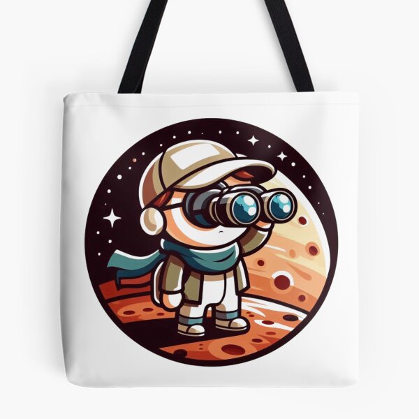 Item preview, ​Retro Future Astronaut Planet Observation designed and sold by Shape-Forge.