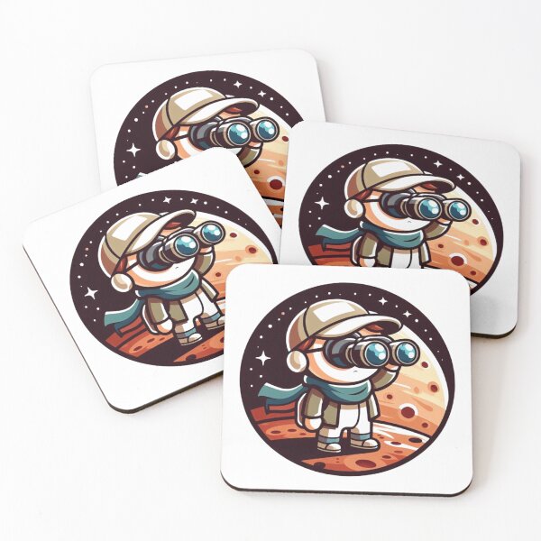 Item preview, ​Retro Future Astronaut Planet Observation designed and sold by Shape-Forge.