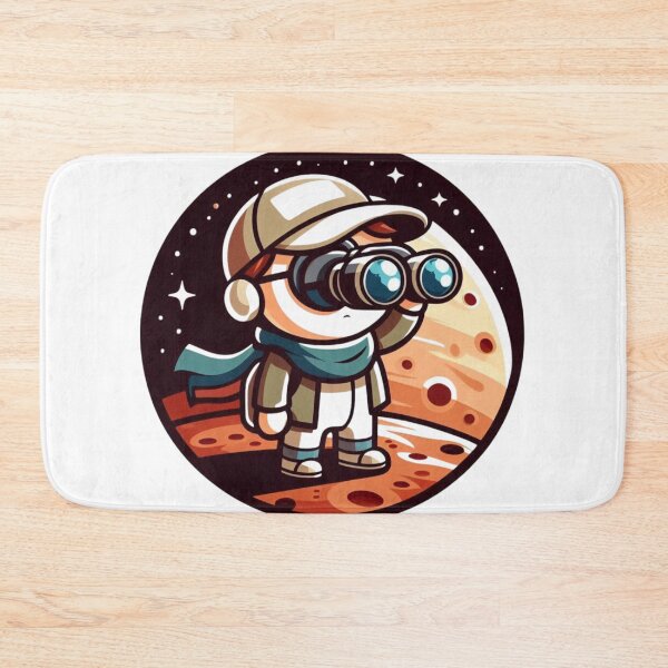 Item preview, ​Retro Future Astronaut Planet Observation designed and sold by Shape-Forge.