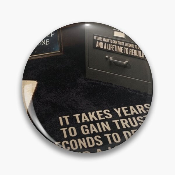 Item preview, Quotes about Trust: Years, Seconds, A Lifetime designed and sold by Uniqueartai.