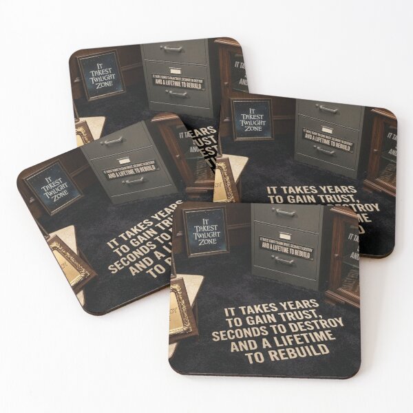 Item preview, Quotes about Trust: Years, Seconds, A Lifetime designed and sold by Uniqueartai.