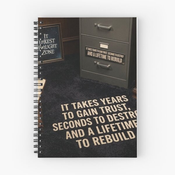 Item preview, Quotes about Trust: Years, Seconds, A Lifetime designed and sold by Uniqueartai.