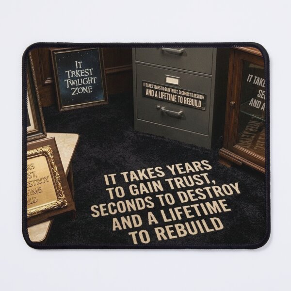 Item preview, Quotes about Trust: Years, Seconds, A Lifetime designed and sold by Uniqueartai.