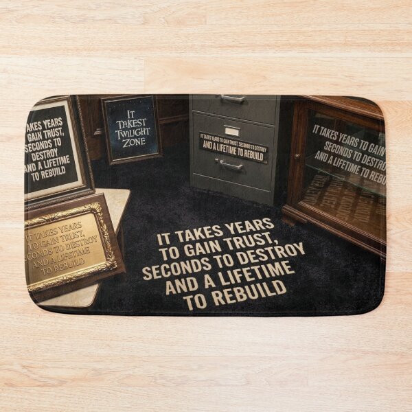 Item preview, Quotes about Trust: Years, Seconds, A Lifetime designed and sold by Uniqueartai.