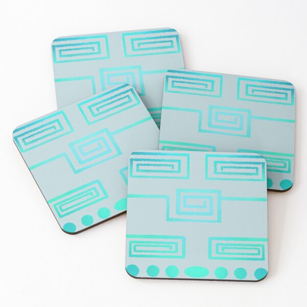 Item preview, Gradient Greek Keys and Dots designed and sold by JaygiesDesign.